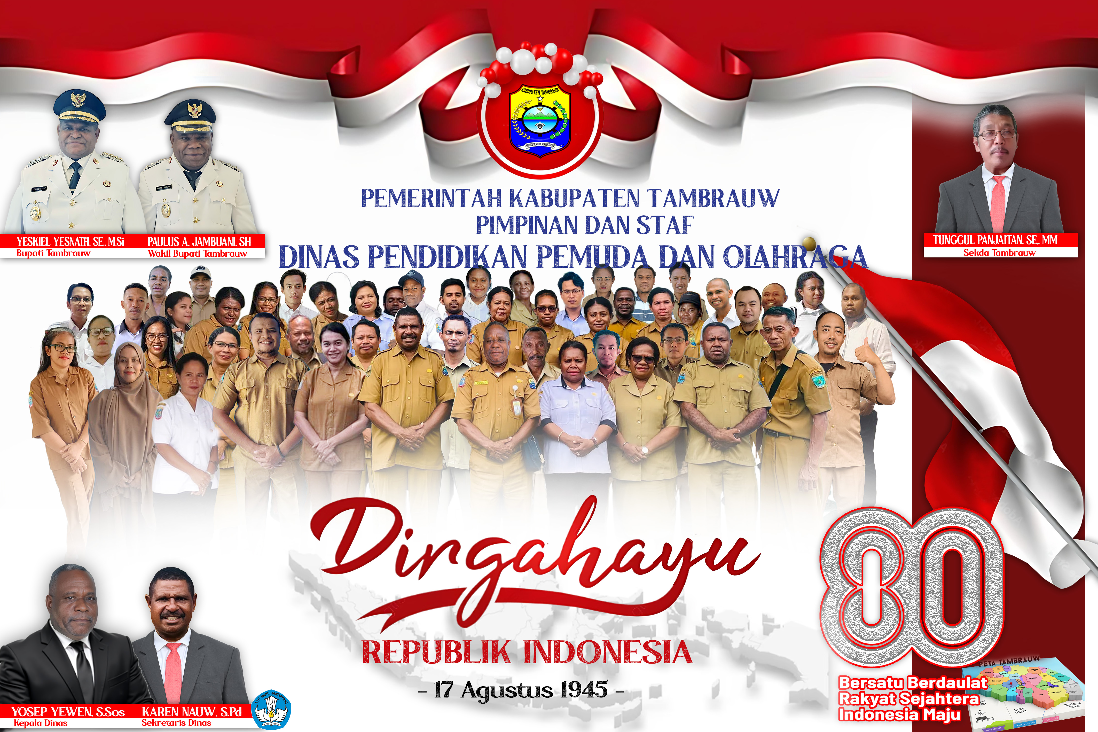 Ucapan HUT Ke-80 RI